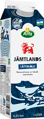 Arla Ko® Jämtlandslättmjölk 0,5% 1 l