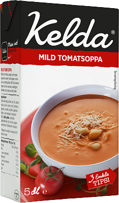 Kelda® Mild tomatsoppa 5 dl