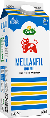 Arla Ko® Mellanfil 1,5% 1500 g