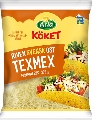 Arla Köket® Riven ost texmex 29% 300 g