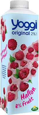 Yoggi® Original yoghurt hallon 1000 g