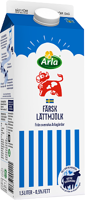 Arla Ko® Färsk lättmjölk 0,5% 1.5 l