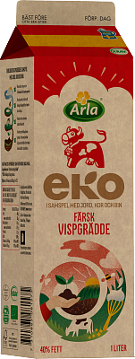 Arla Ko® Ekologisk Eko färsk vispgrädde 40% 1 l