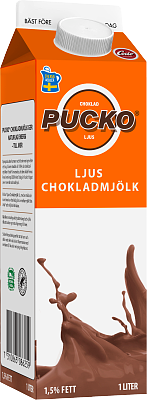 Cocio Pucko Ljus chokladmjölk 1 l