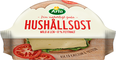 Arla® Hushålllsost 17% ca 500 g