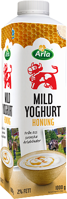 Arla Ko® Mild yoghurt honung 2% 1000 g
