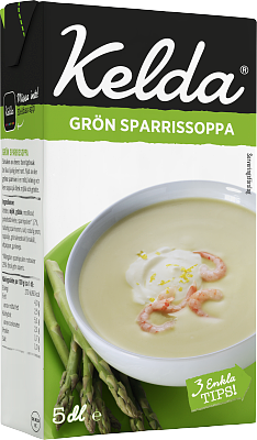 Kelda® Grön sparrissoppa 5 dl