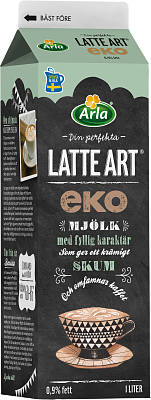 Arla® Latte Art® ekologisk mjölk 0,9% 1 l