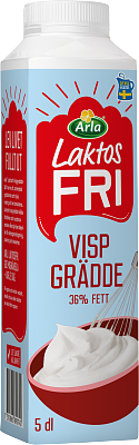 Arla® Laktosfri vispgrädde 36% 5 dl