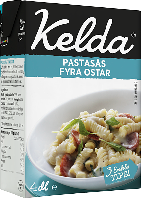 Kelda® Pastasås fyra ostar 4 dl