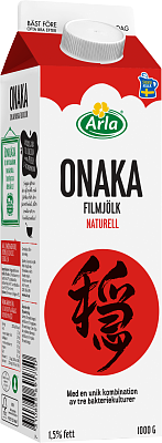 Arla® Onaka filmjölk naturell 1,5% 1000 g