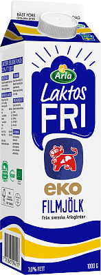 Arla Ko® Ekologisk Laktosfri ekologisk filmjölk 3% 1000 g