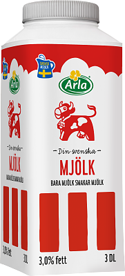 Arla Ko® Standardmjölk 3,0% port 3 dl