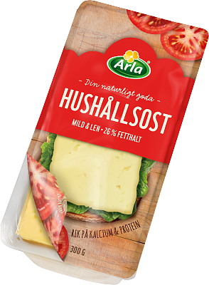 Arla® Hushållsost skivad 300 g