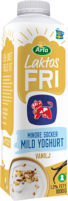Arla Ko® Laktosfri yog lättsockrad vanilj 1000 g