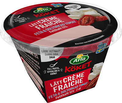 Arla Köket® Lätt crème fraich fetasolttomat 12% 2 dl