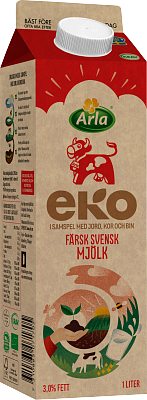 Arla Ko® Ekologisk Färsk standardmjölk 3,0% 1 l