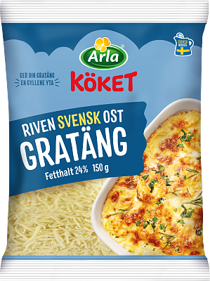 Arla Köket® Riven ost gratäng 24% 150 g