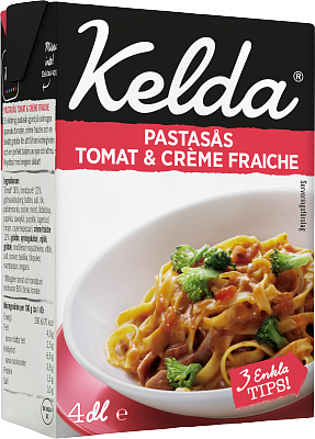 Kelda® Pastasås tomat & crème fraiche 4 dl