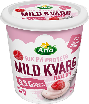 Arla® Mild kvarg hallon 0,2% 1000 g