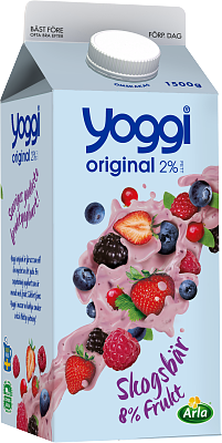 Yoggi® Original yoghurt skogsbär 1500 g