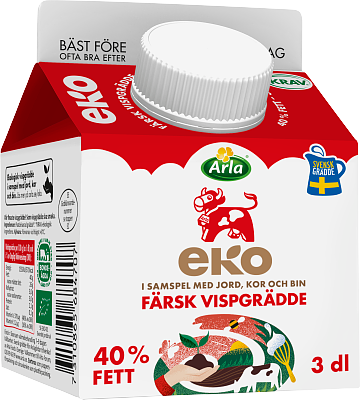 Arla Ko® Eko vispgrädde 40% 3 dl