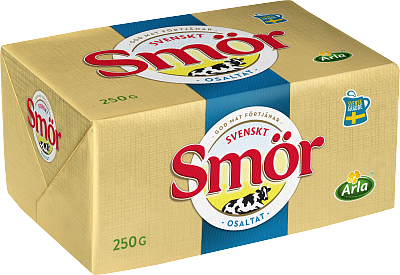 Svenskt Smör från Arla Osaltat smör 82% 250 g