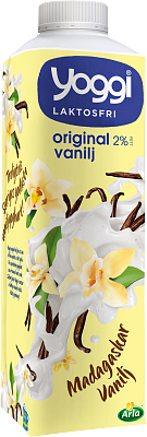 Yoggi® Org laktosfri vaniljyoghu Madagask 1000 g