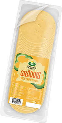 Arla® Familjefav Gräddis skivad ost 750 g