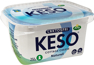 KESO® Laktosfri cottage cheese 4% 250 g