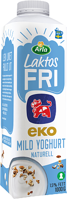 Arla Ko® Ekologisk Laktosfri eko mild yoghurt naturell 1000 g