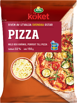Arla Köket® Riven ost pizza 32% 150 g