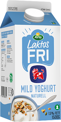 Arla Ko® Laktosfri mild yoghurt nat 1,5% 1500 g