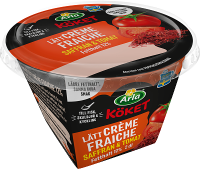 Arla Köket® Lätt crème fraiche saffrantomat 12% 2 dl
