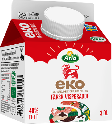 Arla Ko® Eko vispgrädde 40% 3 dl