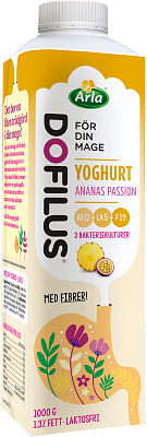 Arla® Dofilus yoghurt ananas&passion 1000 g