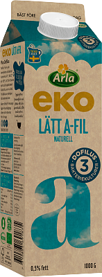 Arla® Eko Lätt A-fil plus Dofilus 0,5% 1000 g