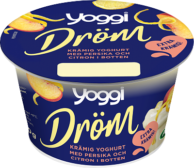 Yoggi® Dröm persika & citron 200 g