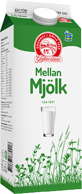 Gefleortens® Mellanmjölk 1,5% 1.5 l