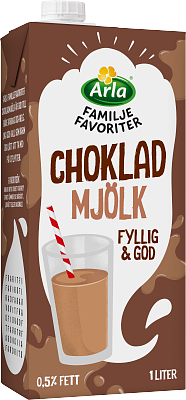Arla® Familjefavoriter chokladmjölk 1 l