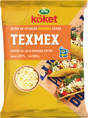 Arla Köket® Riven ost texmex 29% 300 g