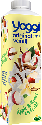 Yoggi® Org yoghurt äpple & vanilj & kanel 1000 g